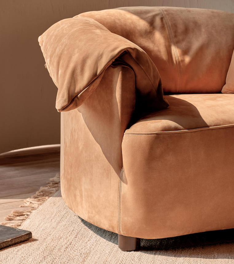 Loula Chair in Mojave Glow, Meridian Leather