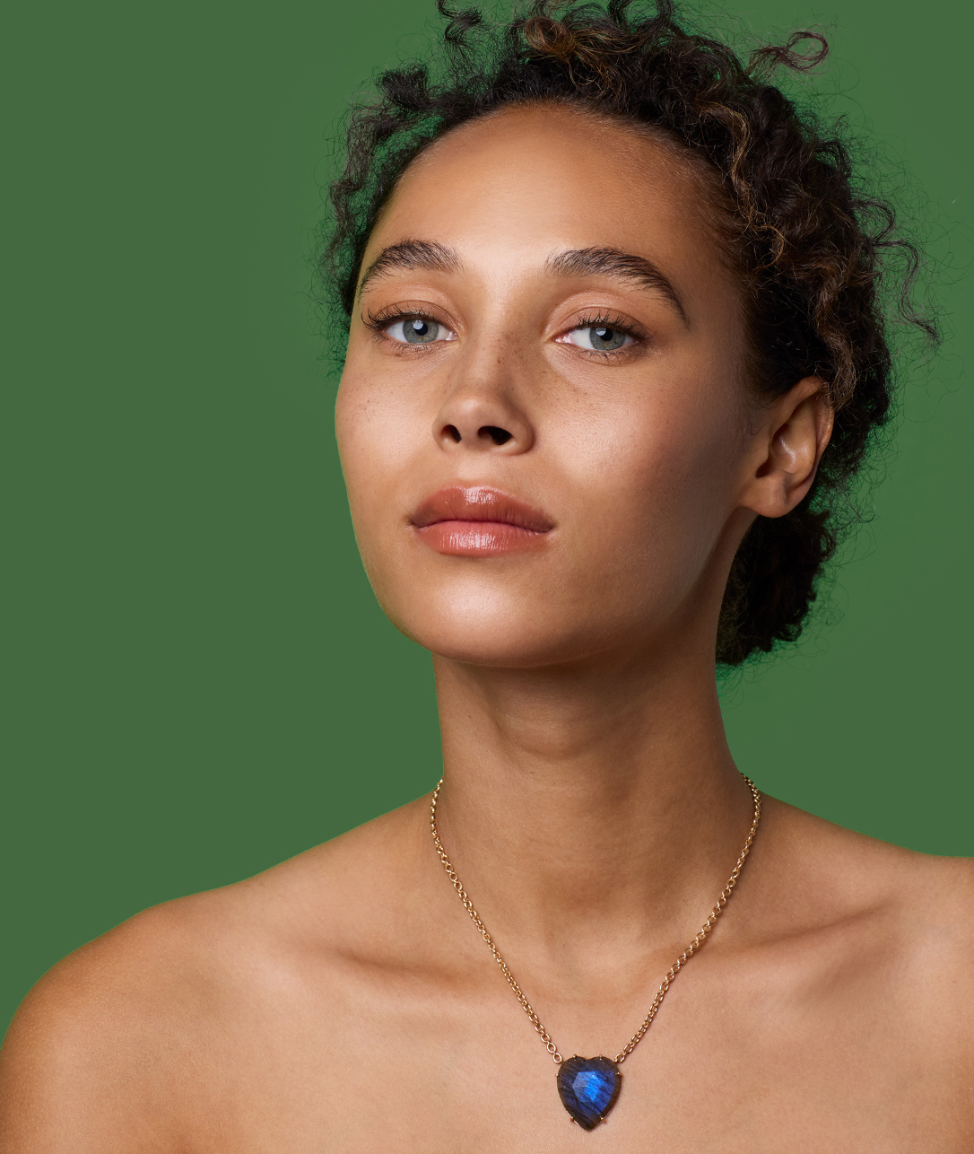 Carved labradorite hearts capture the spirit of devotion like it was written in the stars.SHOP LABRADORITE LOVE