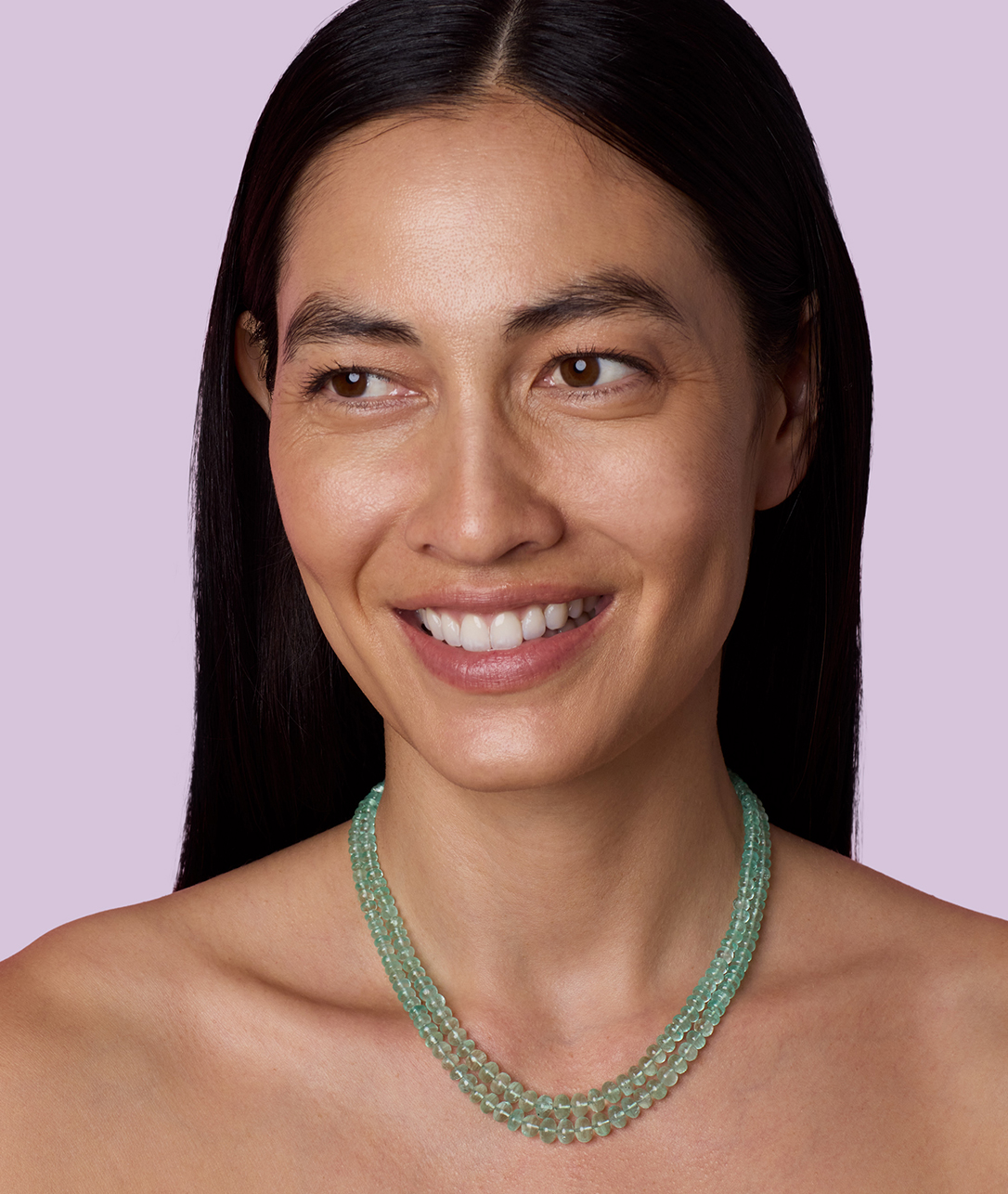 Bright green emerald beads bring a sense of lush energy. Bold, spirited, and undeniably chic.SHOP EMERALD