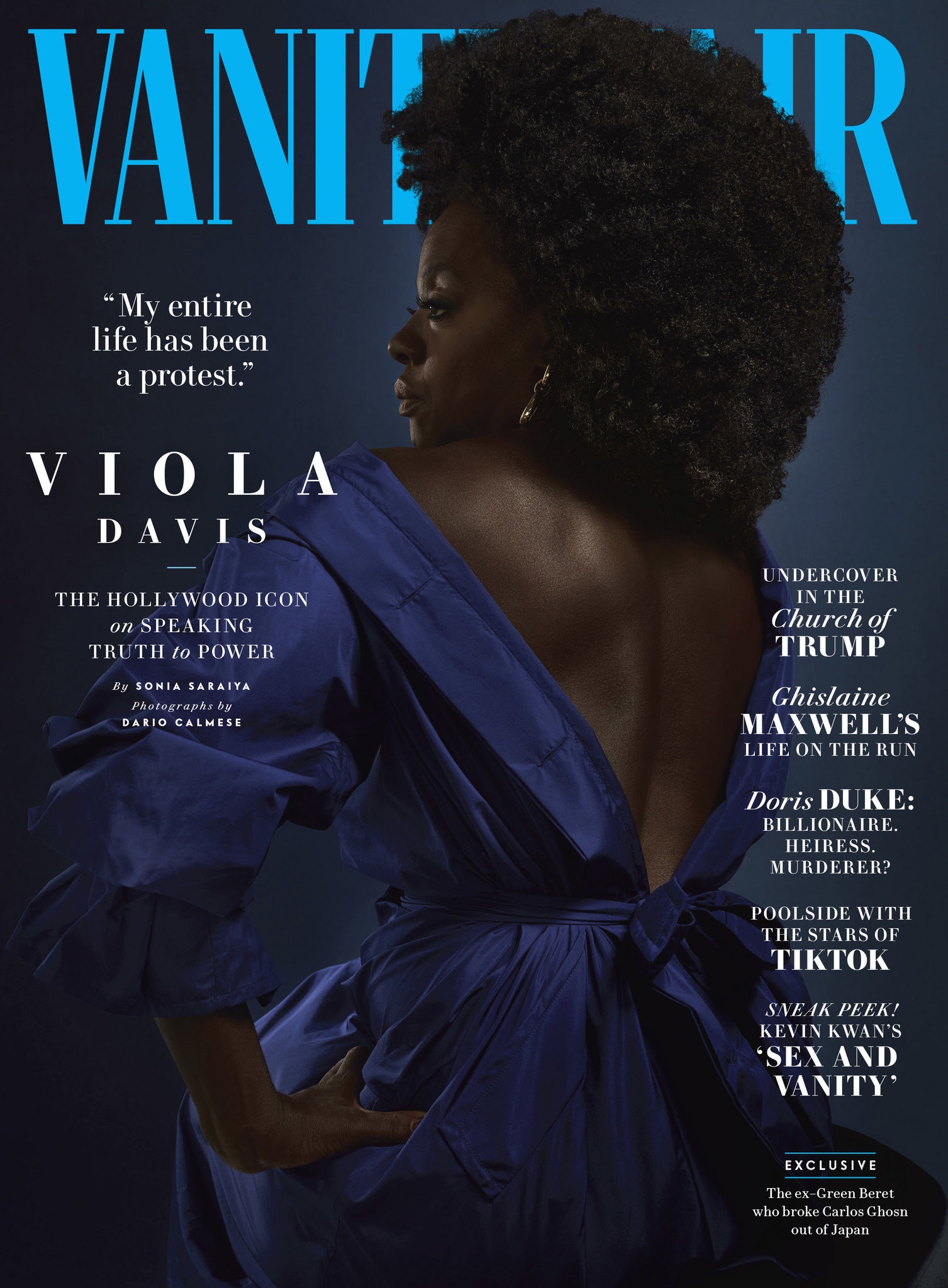 Dario Calmese's cover shot of Viola Davis for Vanity Fair
