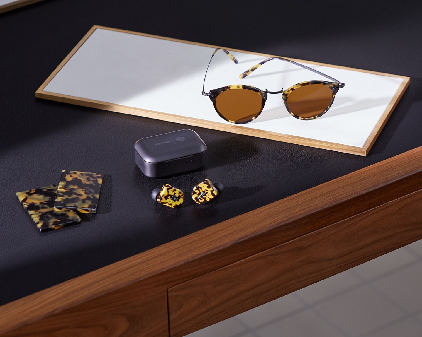 Master & Dynamic for Oliver Peoples features Mazzucchelli 1849 acetate