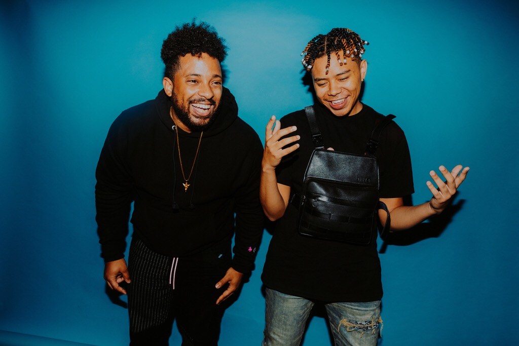 Carl Lamarre with Cordae, August 2019