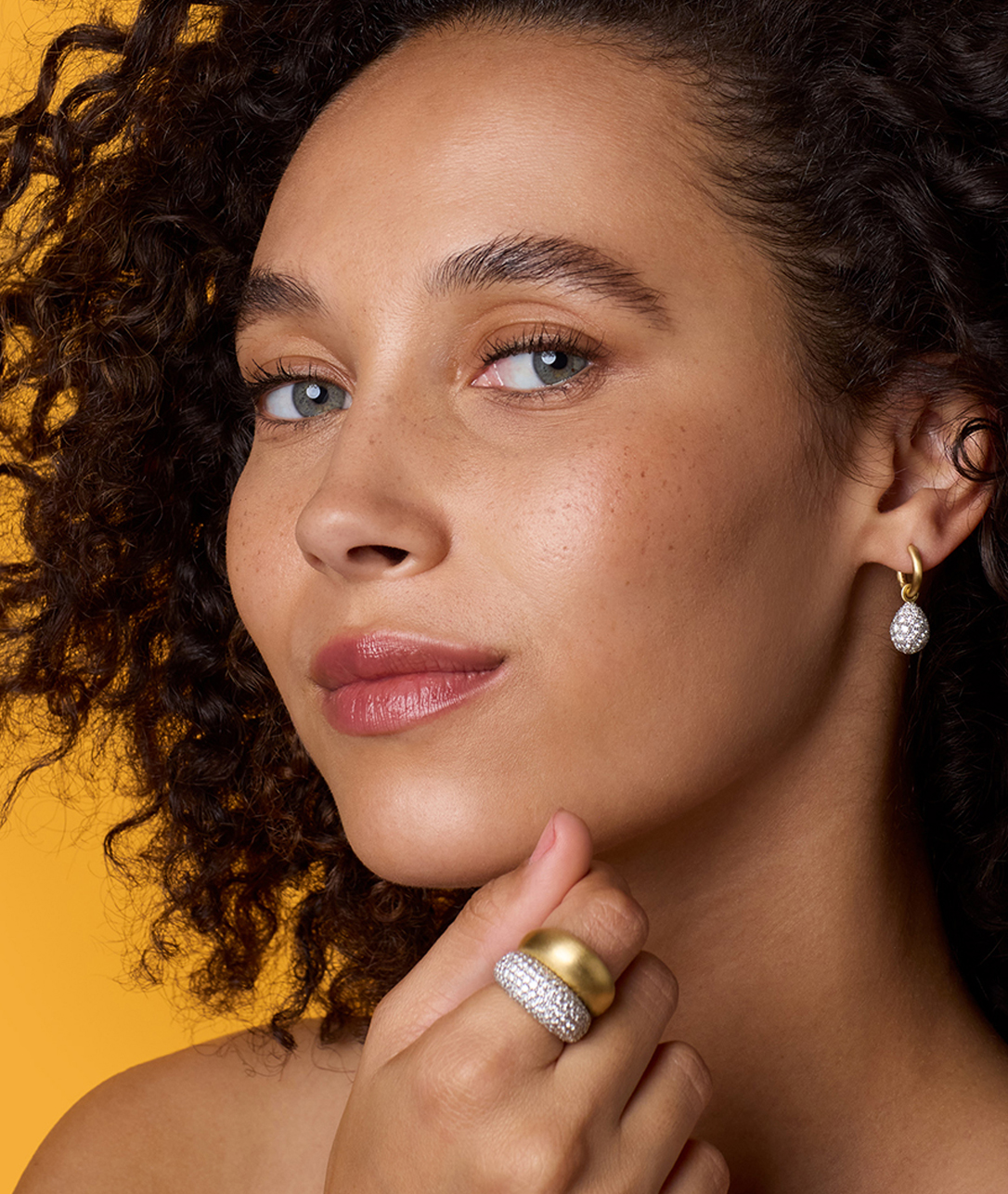 Big energy, soft finish, each piece is pure joy.SHOP PUFFED GOLD RINGS