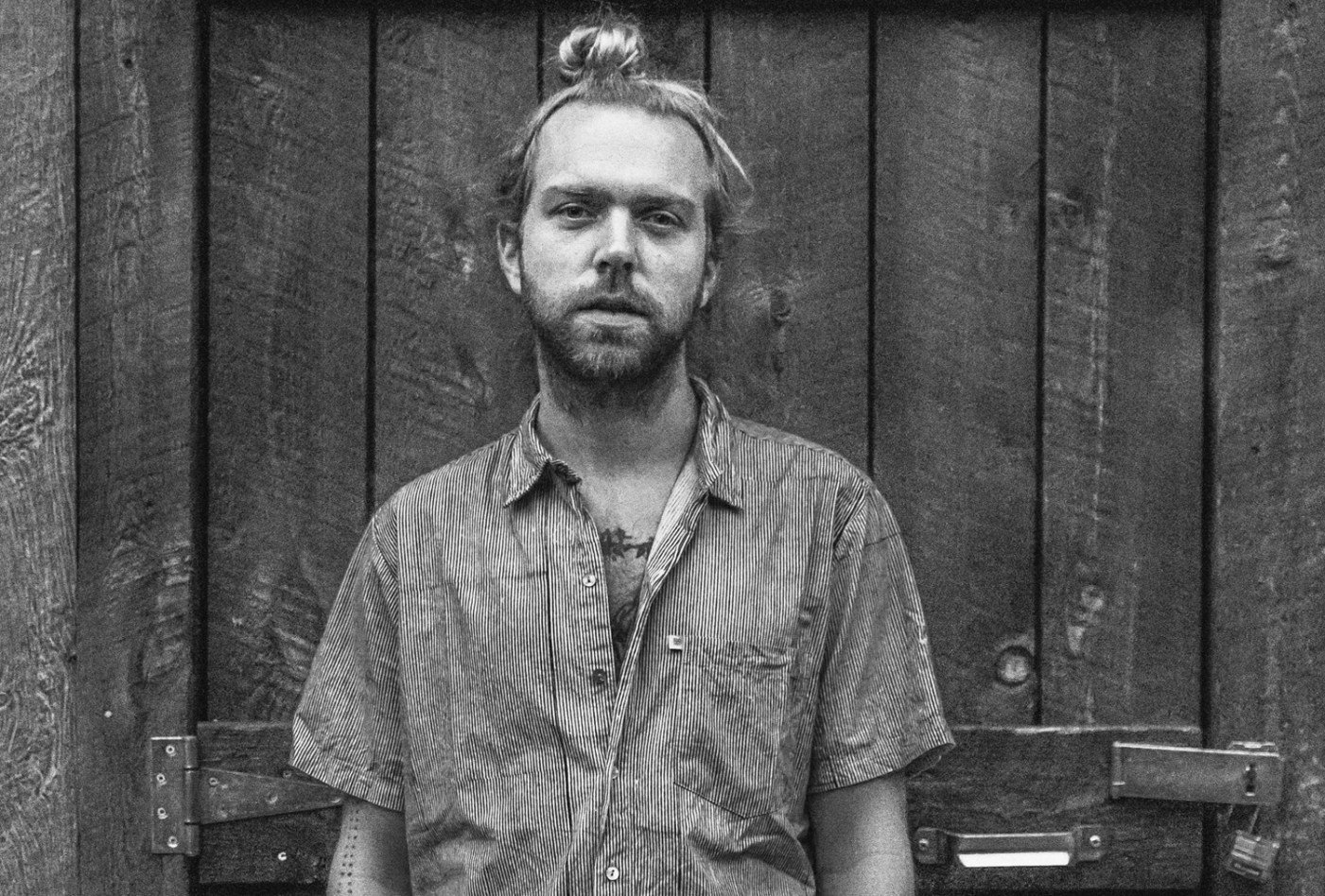 Black and white photograph of Trevor Hall