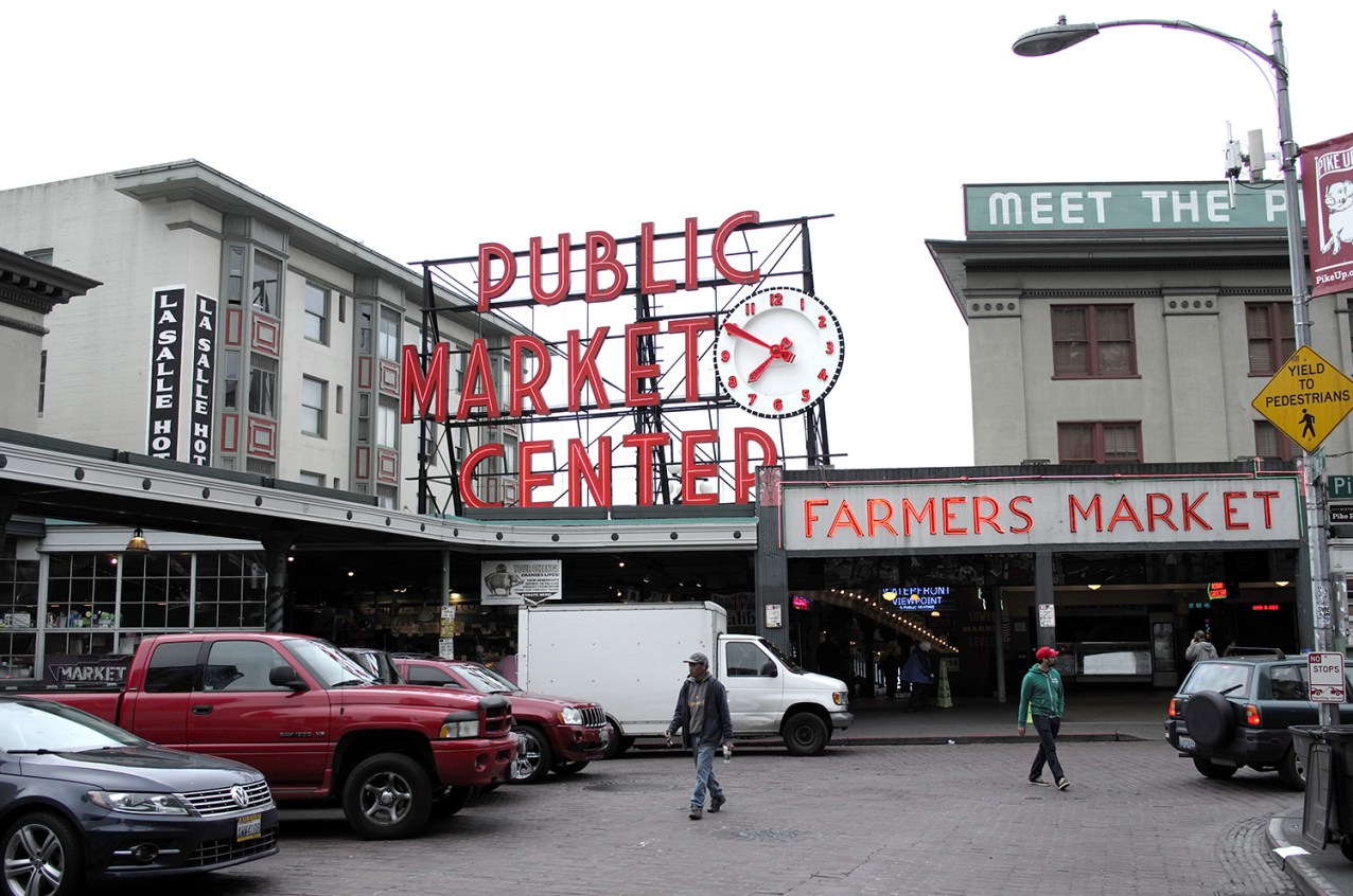 Photograph of Public Market Center in Seattle
