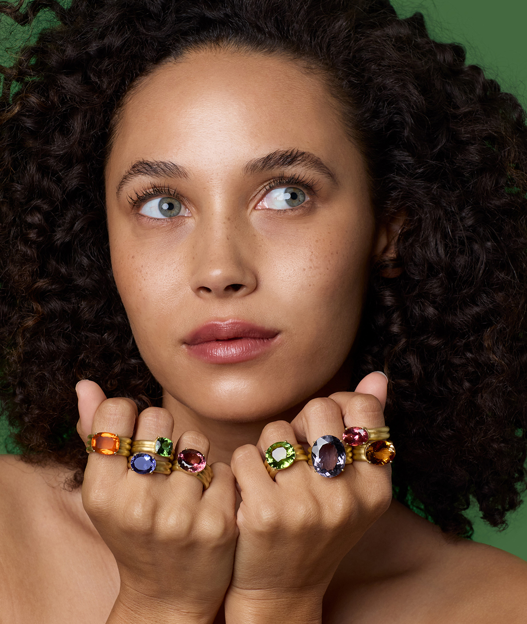 Bold gold meets saturated color for a foolproof combination for anyone who loves to make a statement.SHOP HEROIC RINGS