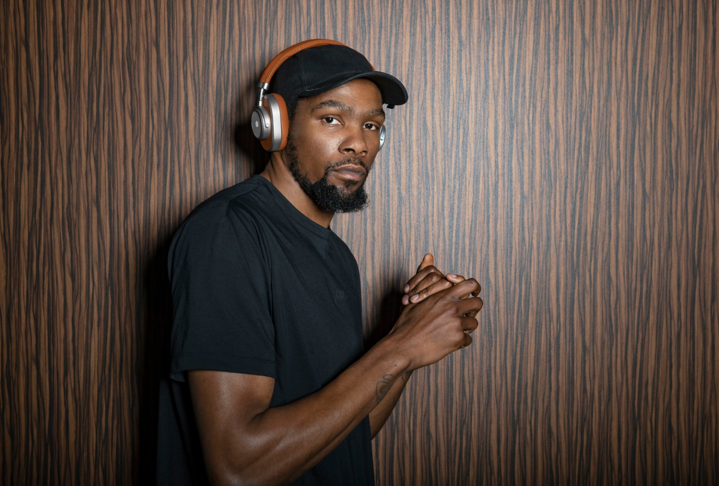 Kevin Durant Wears MW65 Active Noise-Cancelling Wireless Headphones