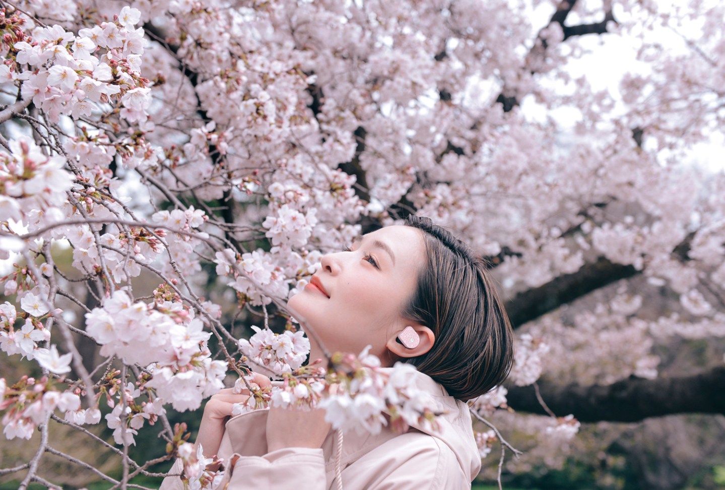 MW07 in Cherry Blossom, shot at the Hamarikyu Gardens in Tokyo