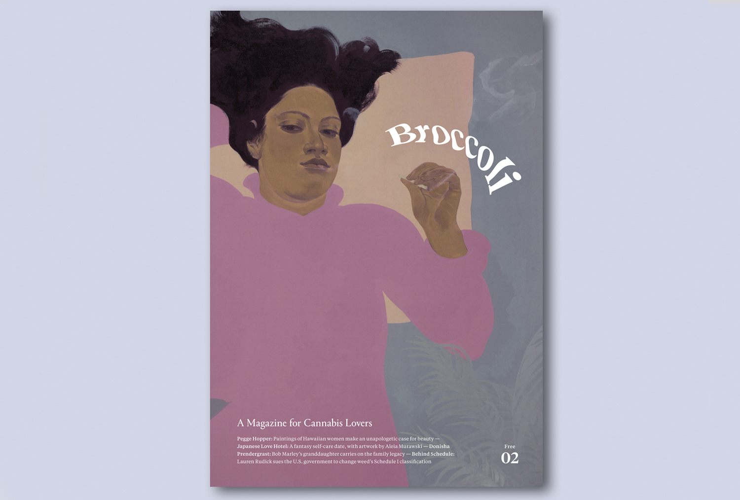 Broccoli Issue 2, Cover Art by Pegge Hopper