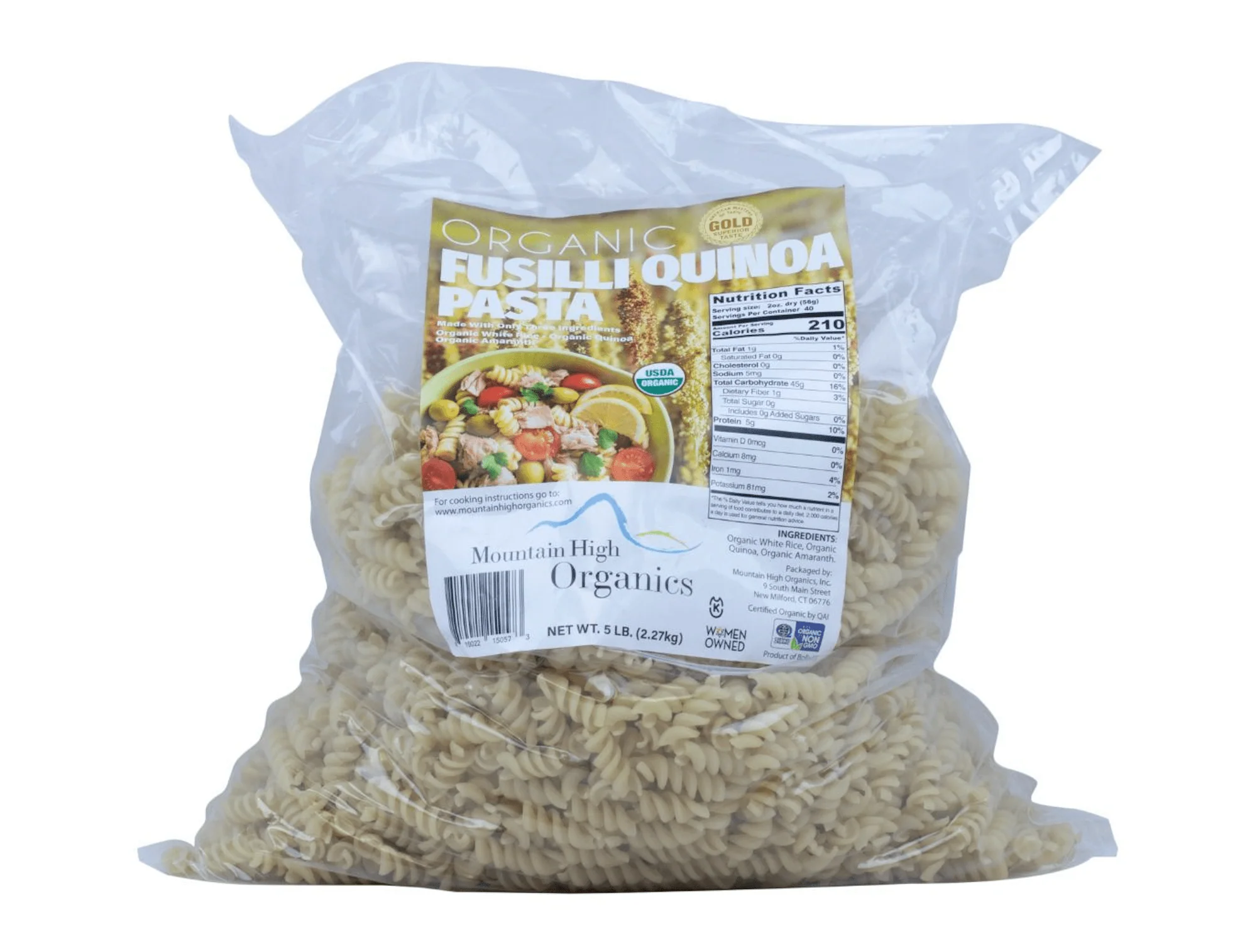 FUSILLI QUINOA PASTA
