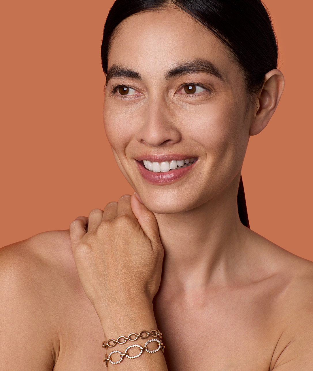 These pretty little links are just as lovely to layer as they are to wear alone for a touch of something special.SHOP CHAIN BRACELETS