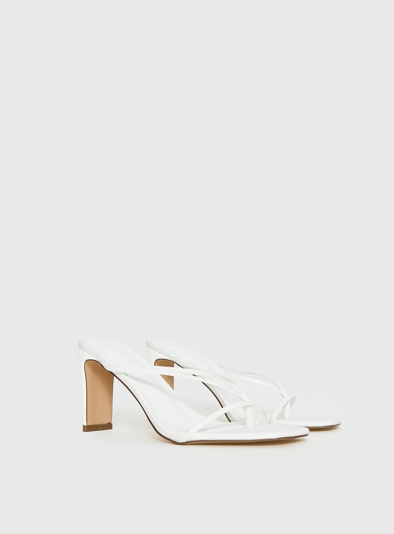 Graduation Party Shoes - Princess Polly White Heels