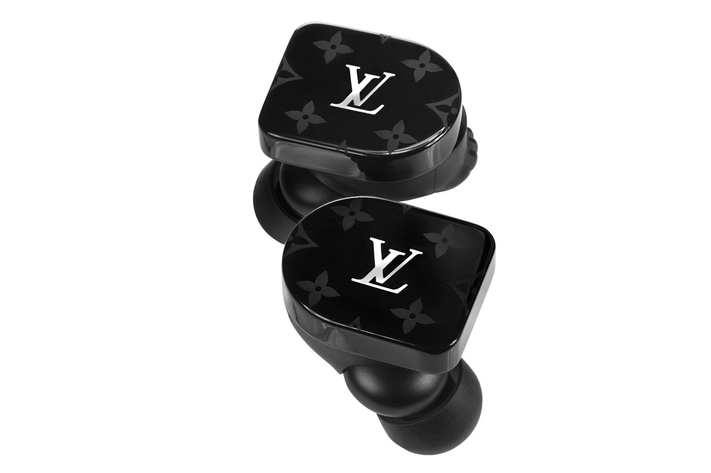 Louis Vuitton earphones in case