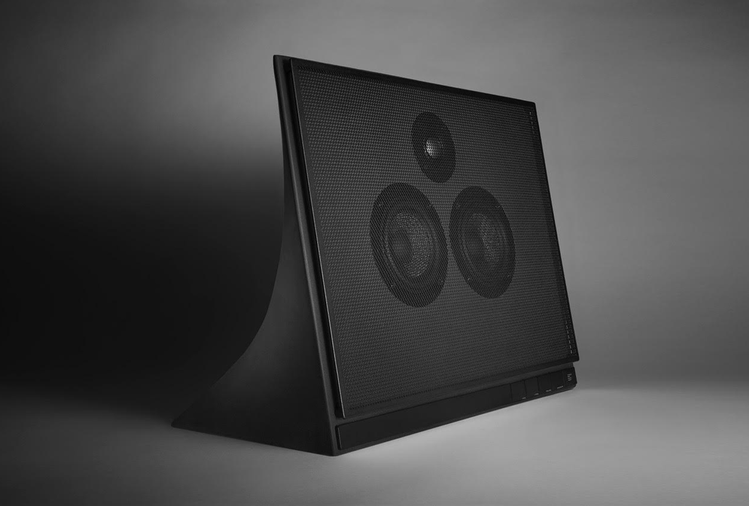 Our Wifi or Bluetooth Connected Wireless Concrete Speaker, Now Available in All Black
