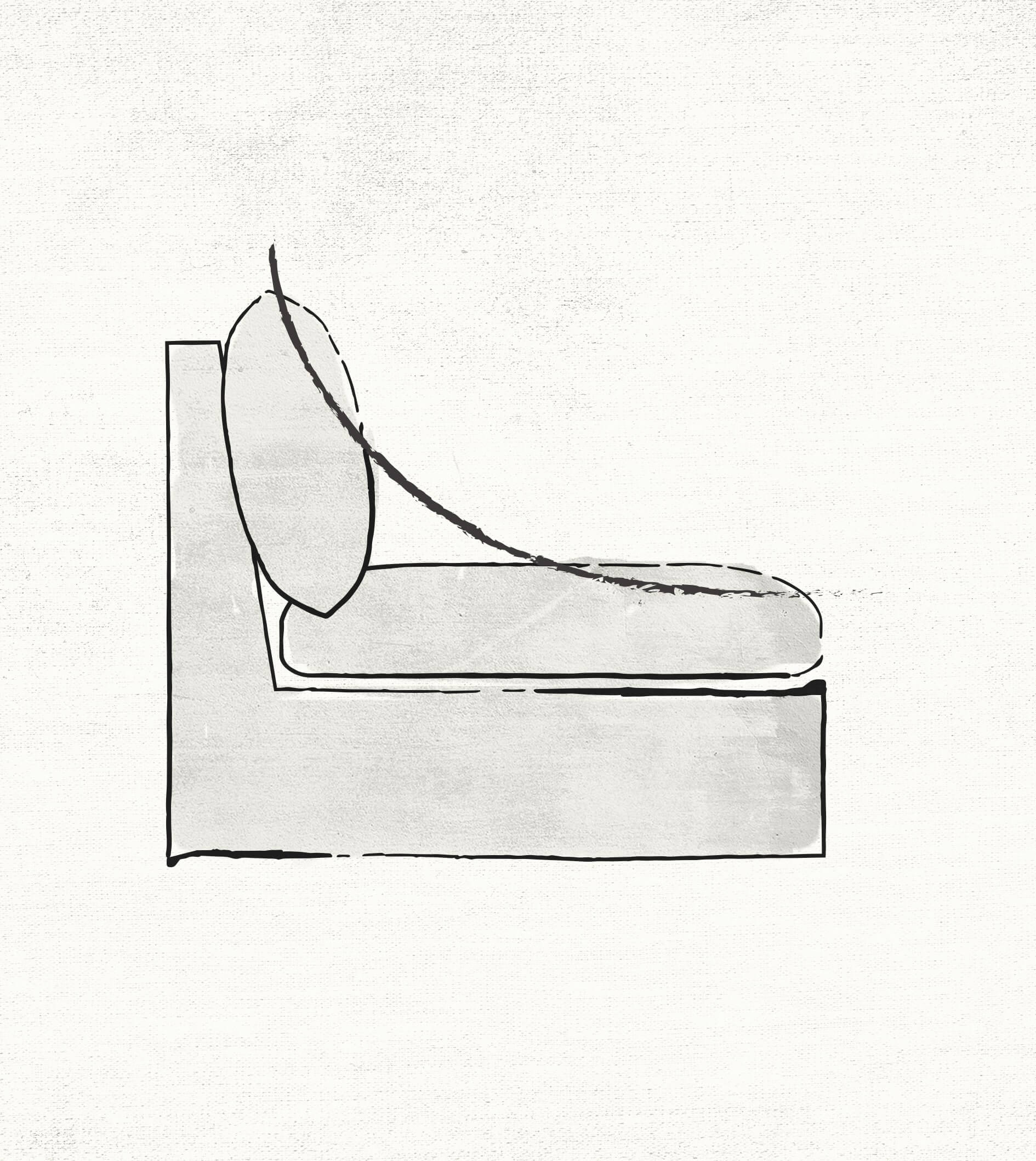 cushion illustration of Esme