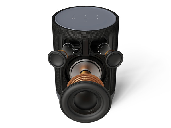 Cutaway view of Denon Home 200 Wireless Smart Speaker