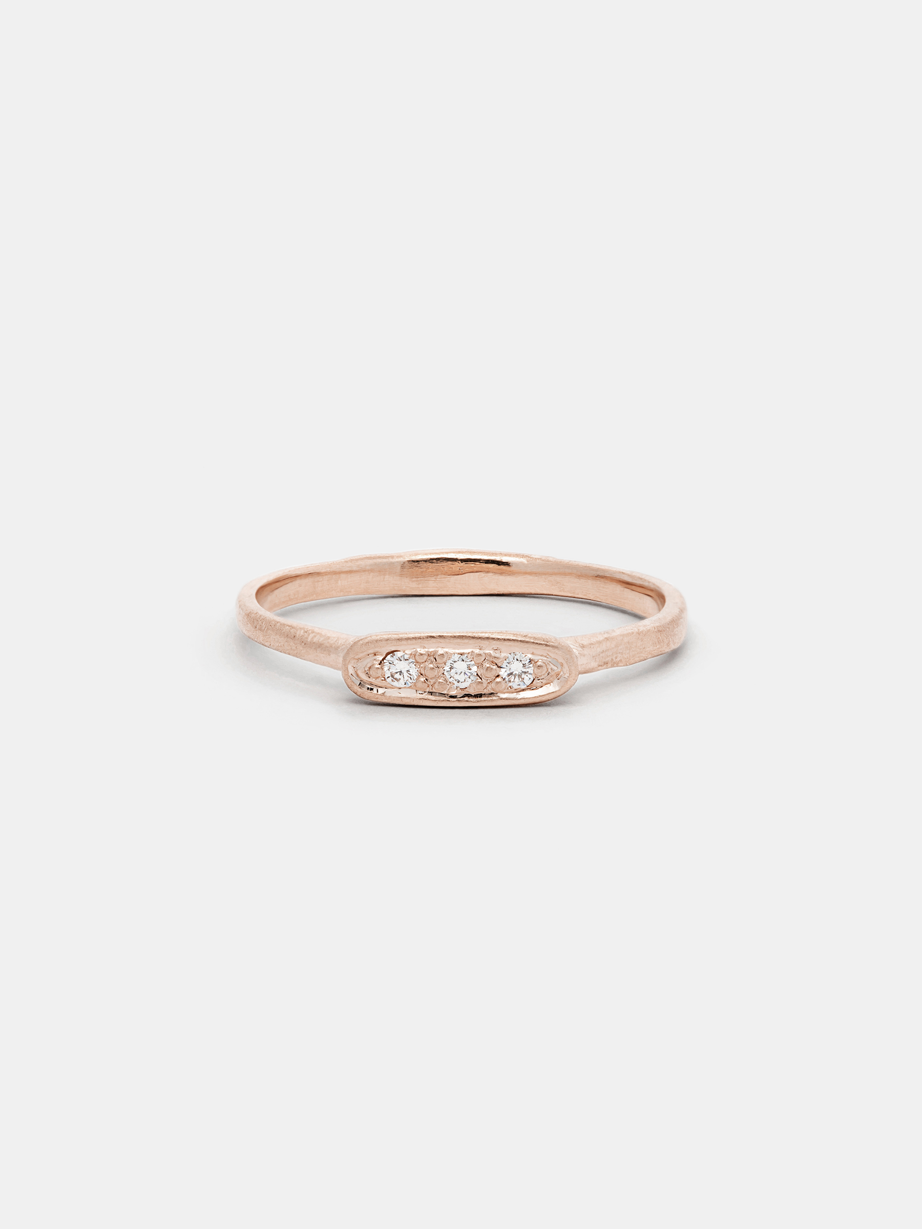 Pink Gold Diamond Ring Move