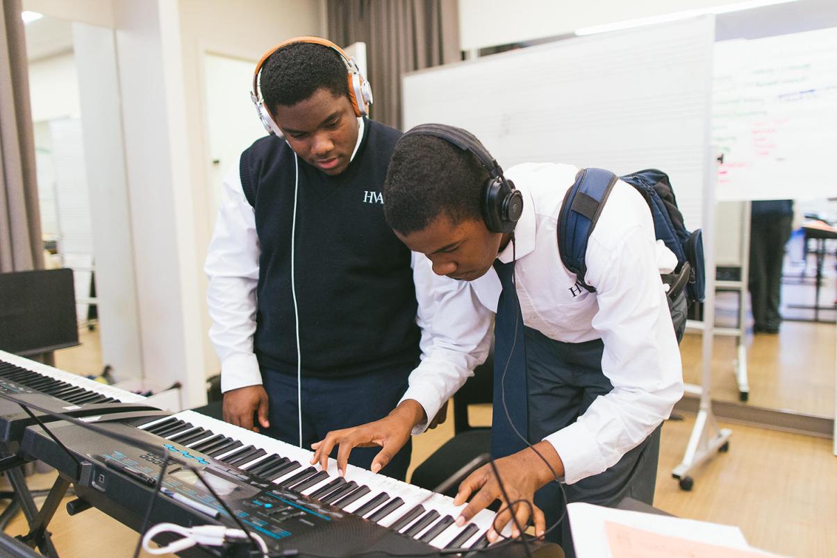 Supporting Young Creatives At Harlem Village Academies