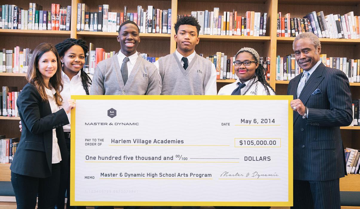 Supporting Young Creatives At Harlem Village Academies