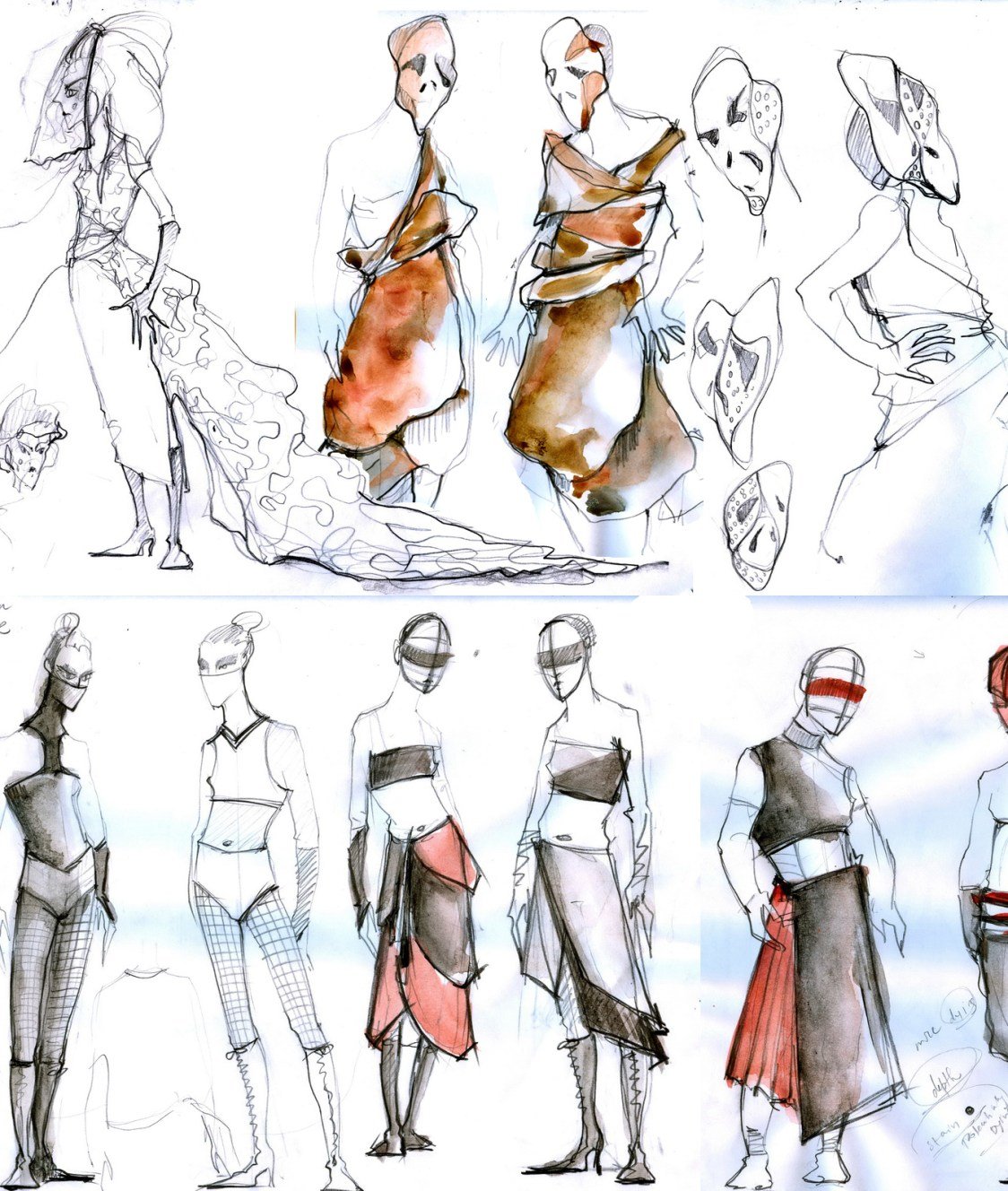 Design sketches by Snezana Pasic.