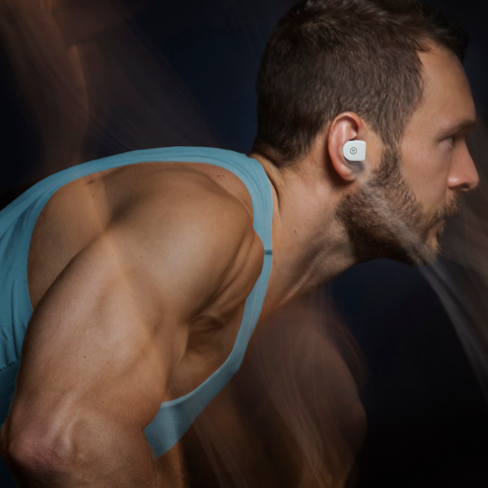 Sweat resistant earbuds for runners