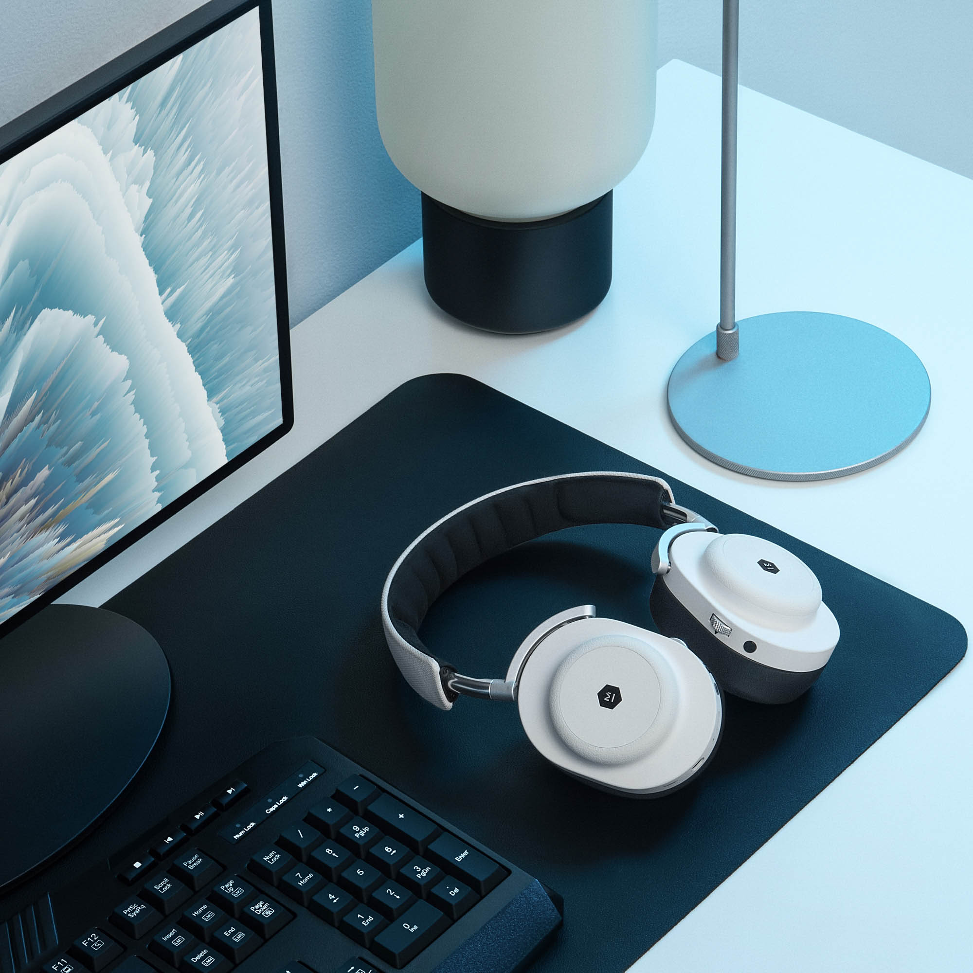 The MG20 Gaming Headphones in Galactic White 