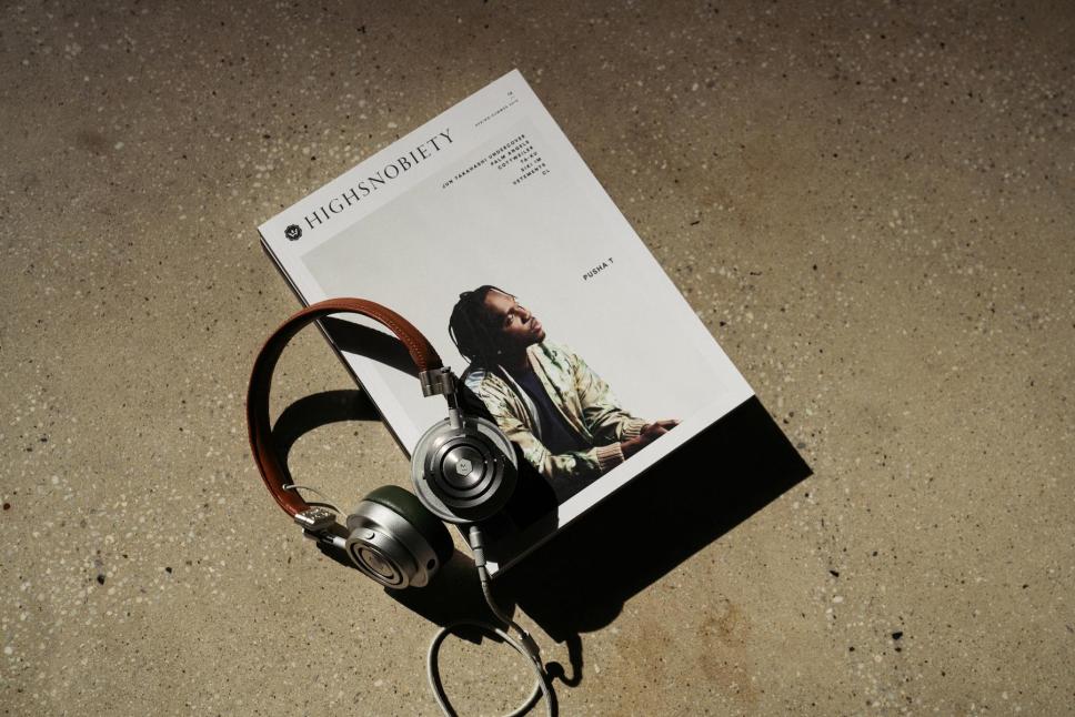 Highsnobiety magazine and Master and Dynamic Headphones