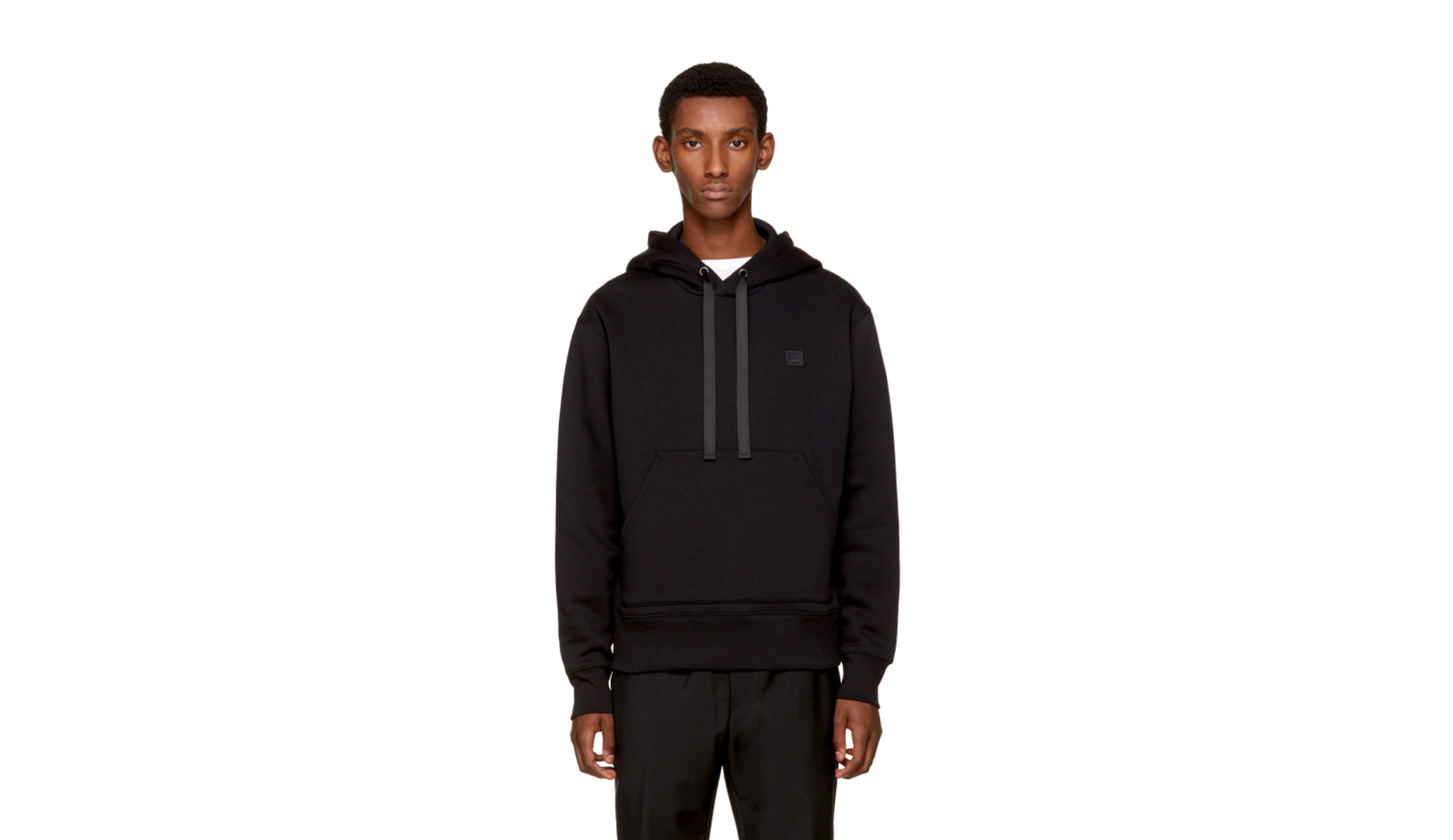 Man wearing Acne Studios Hoodie