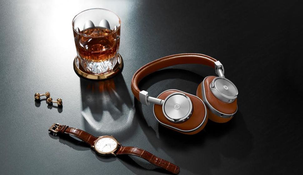 Lifestyle image of Master and Dynamic headphones and accessories