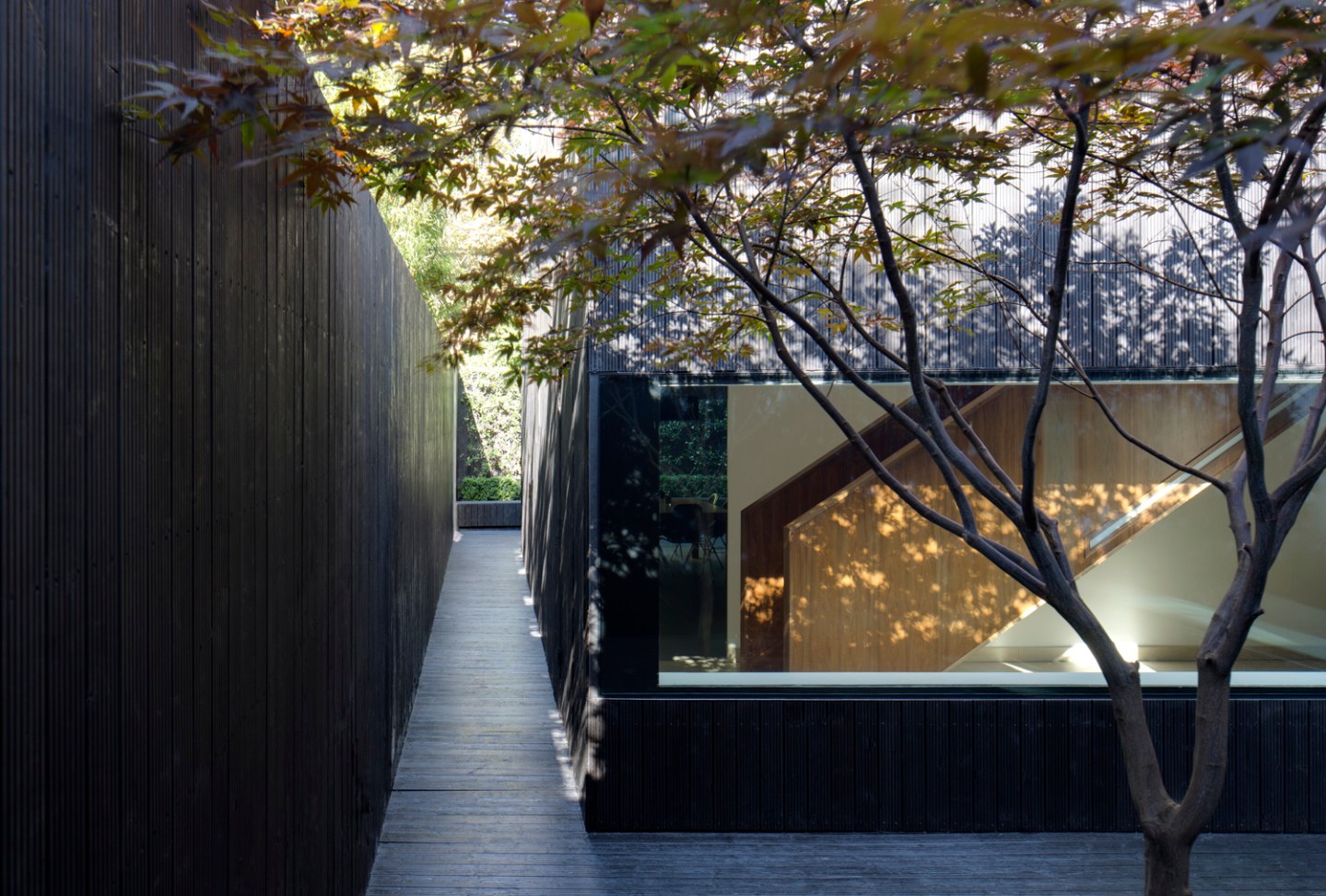 Interior Courtyard at Sunken House.