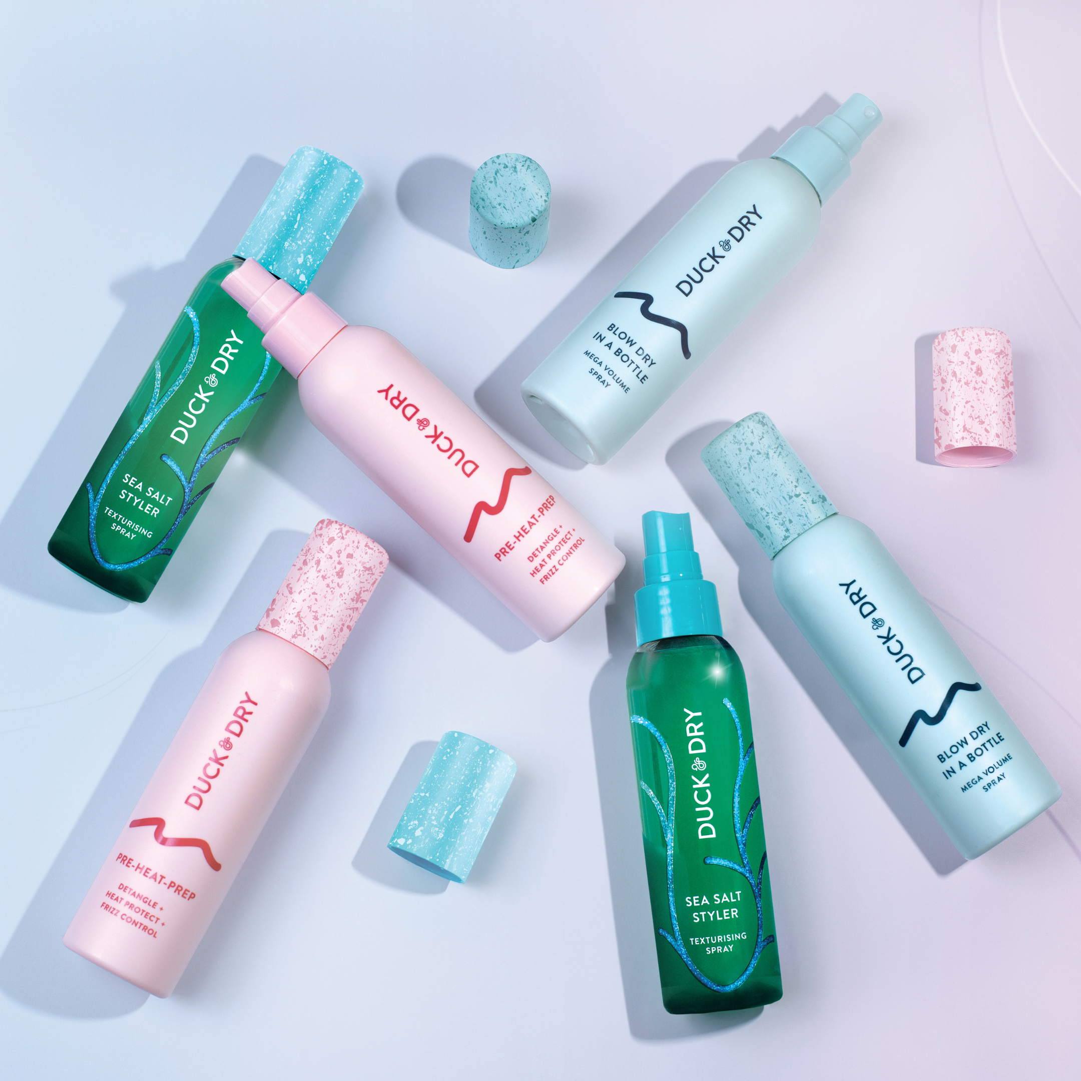 Duck & Dry hair products