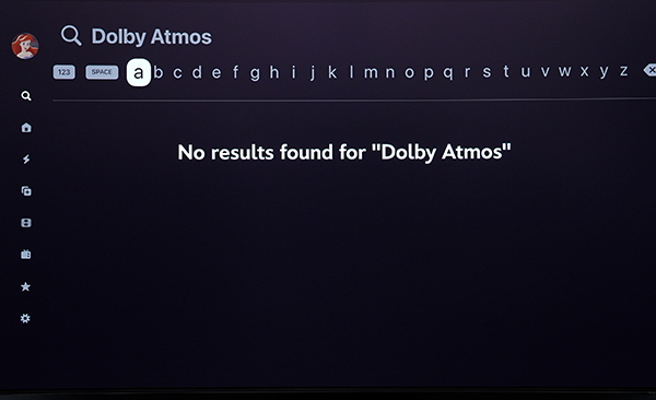 Disney+ search results screen grab
