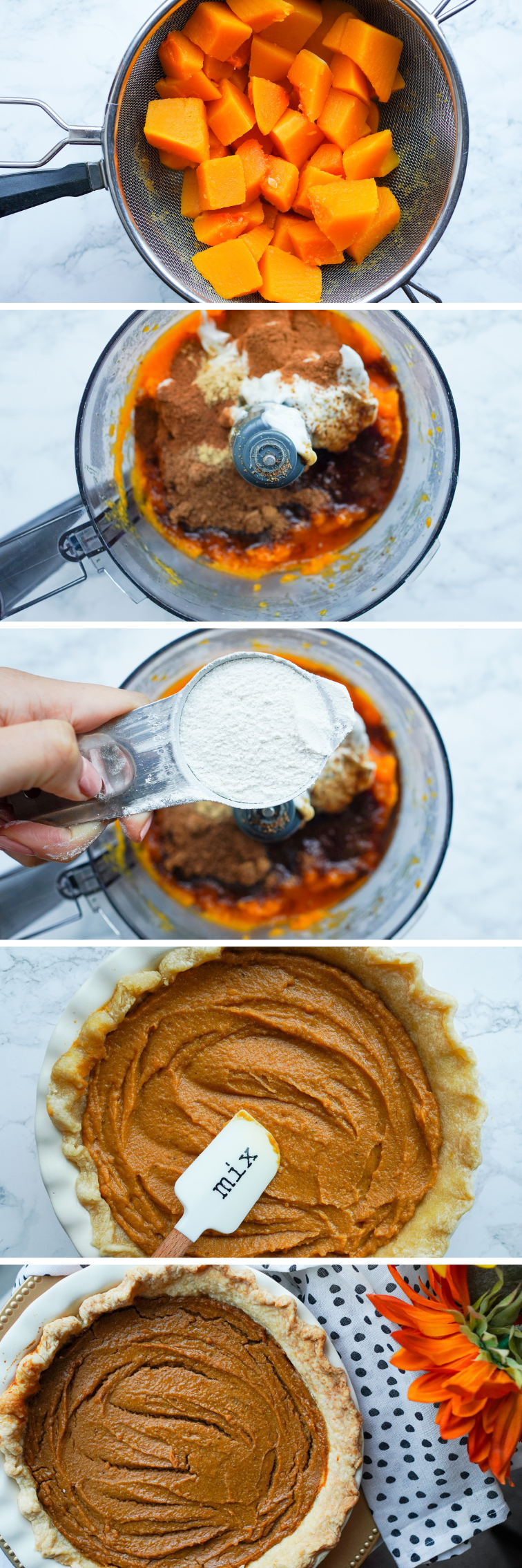 BUTTERNUT SQUASH PIE RECIPE