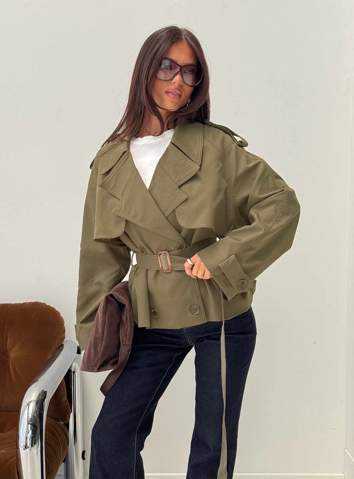 princess polly trench coat to wear in italy