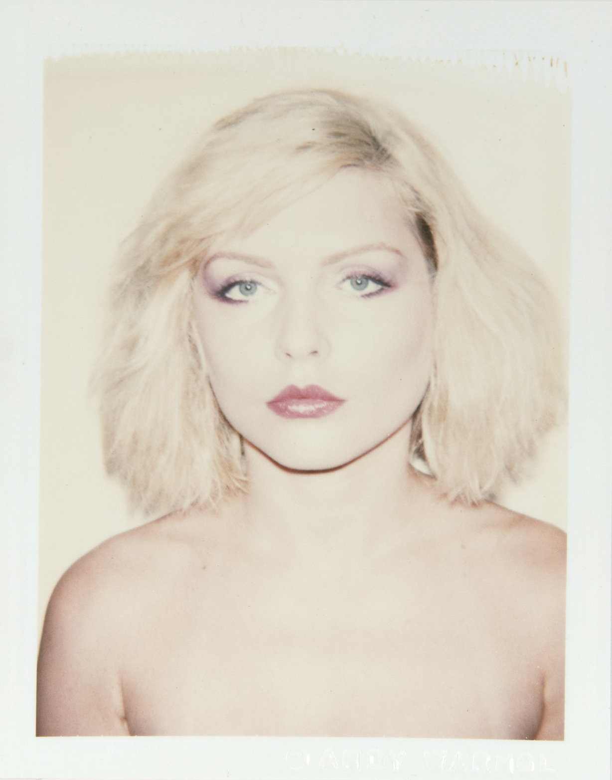 Debbie Harry, 1980 unique Polaroid print © The Andy Warhol Foundation for the Visual Arts, Inc. Licensed by Artists Rights Society (ARS), New York.