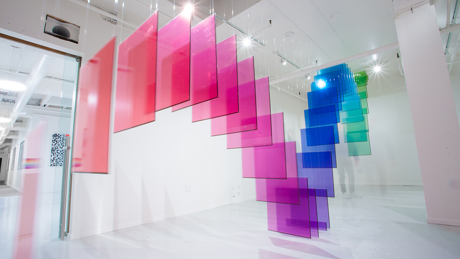 Felipe Pantone, W3-Dimensional Solo Show, Mirus Gallery, 2015