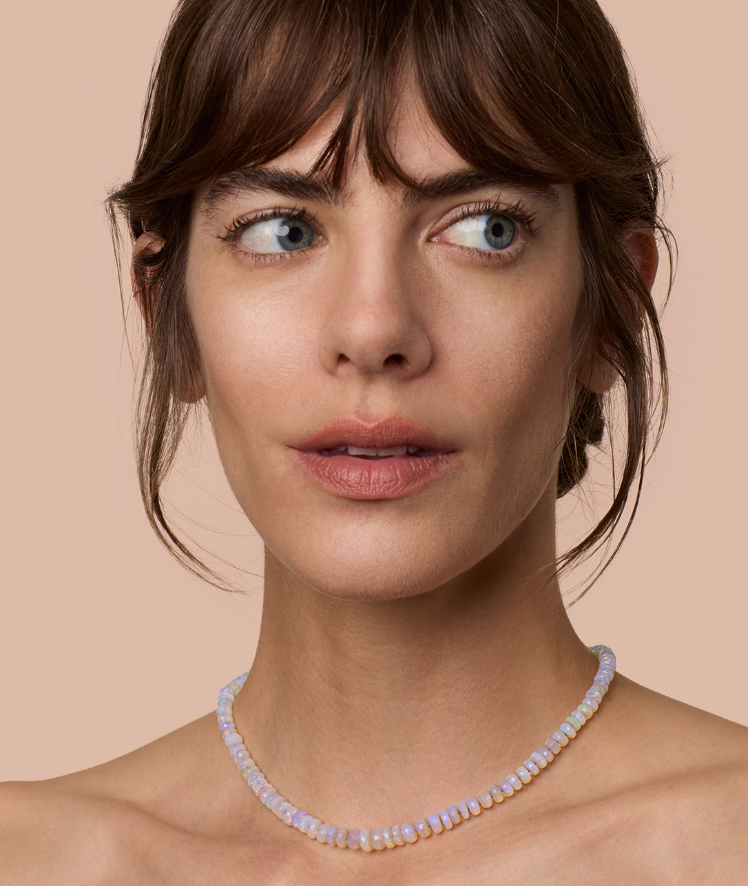 The Opal Beaded Candy Necklace is the piece people put on and never take off, a Forever Favorite at first sight.SHOP OPAL BEADED CANDY
