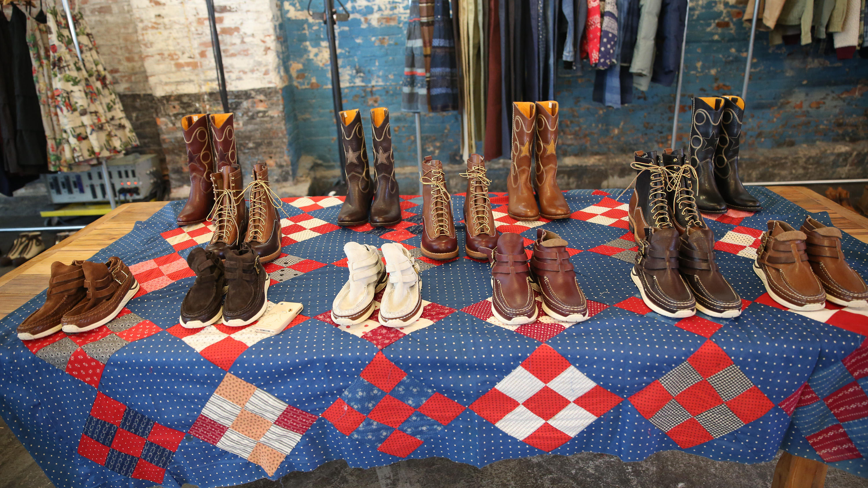 Footwear from visvim's Fall 2014 collection  Source: Getty Images

