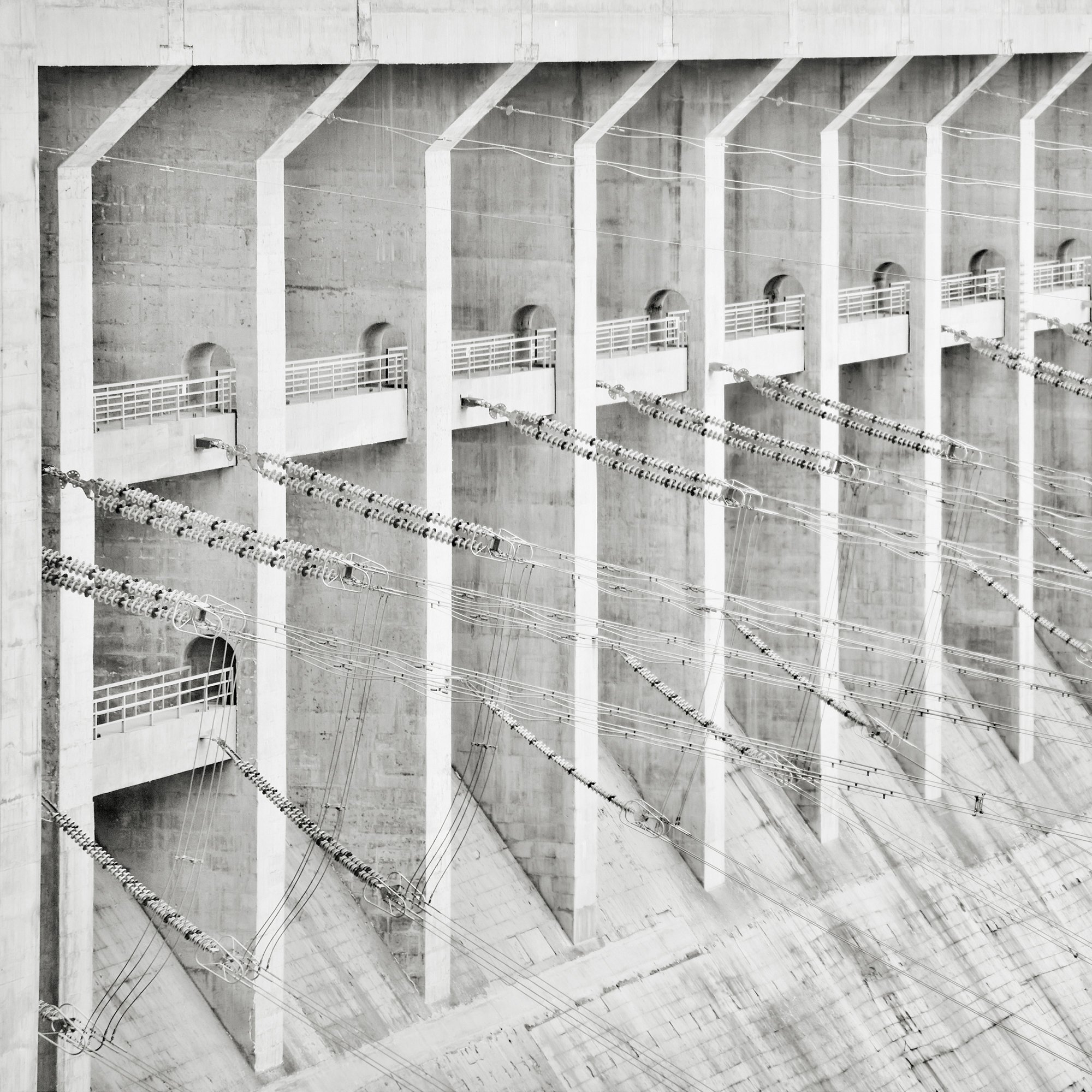 Steel Cables, Three Gorges Dam, China