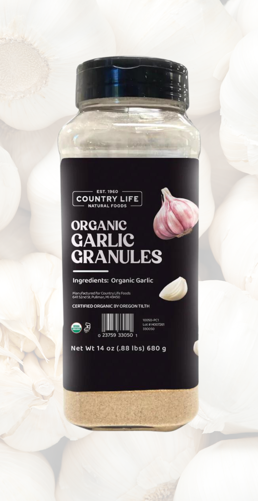 ORGANIC GARLIC GRANULES & POWDER