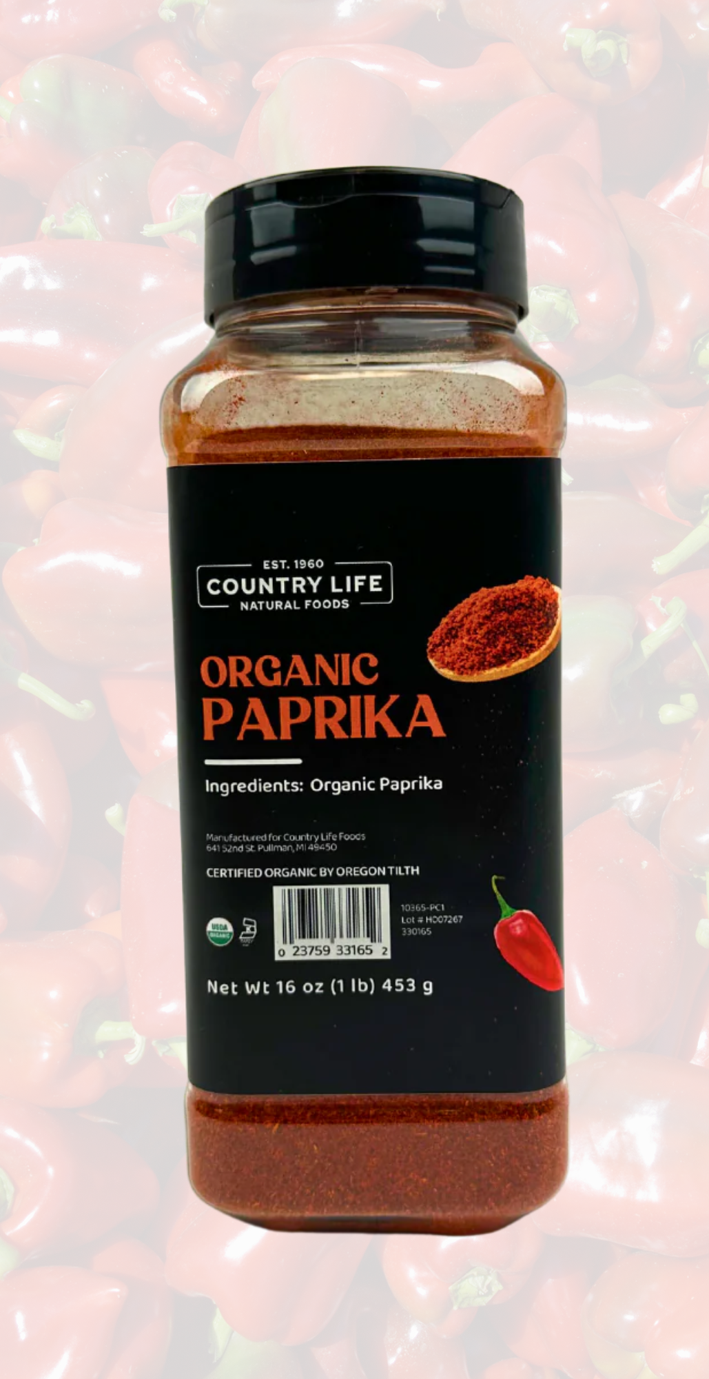organic paprika