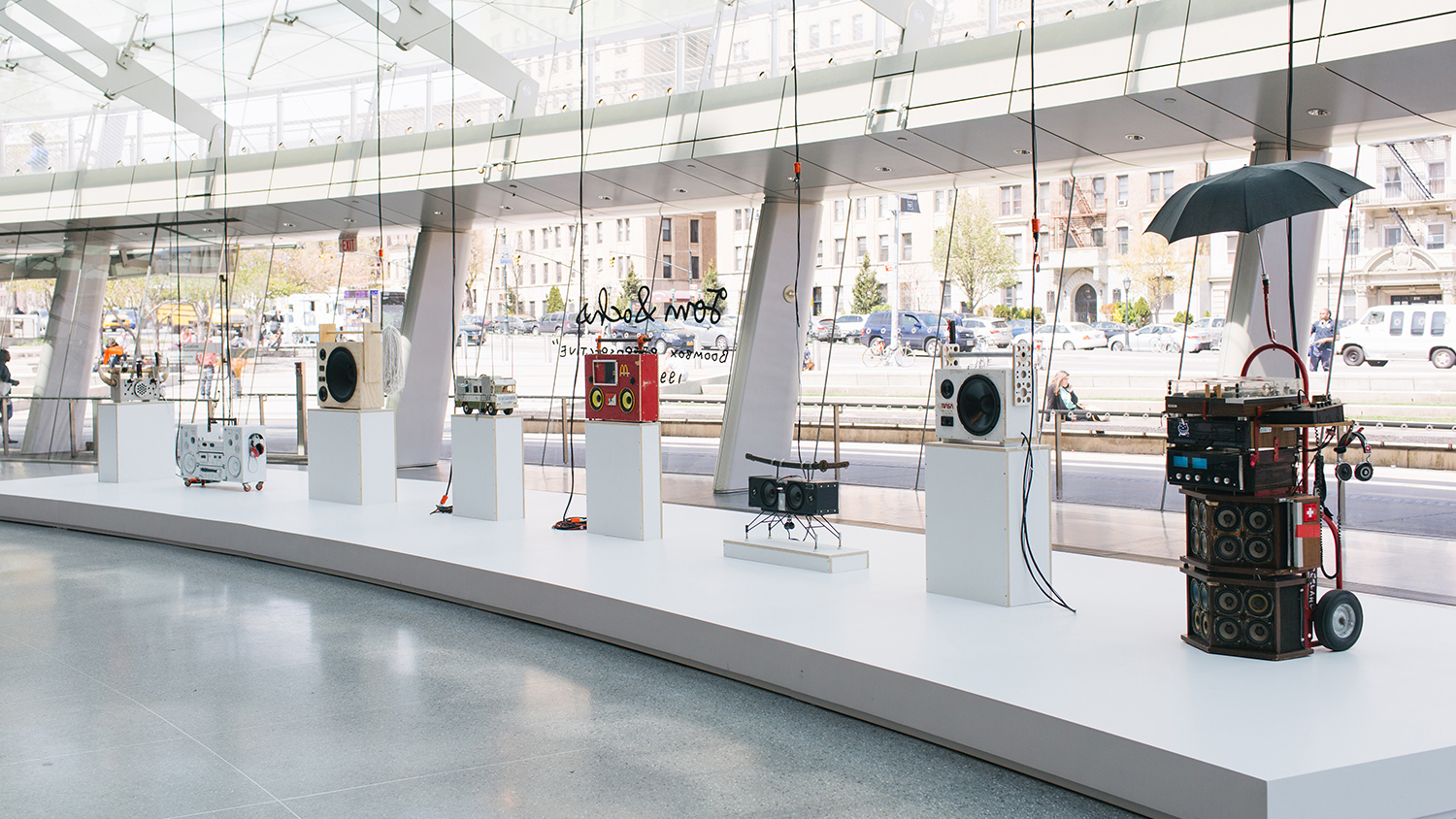 Boombox Retrospective: Tom Sachs Reinvents the Beat at the Brooklyn Museum