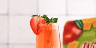 Mango Strawberry Bellini
