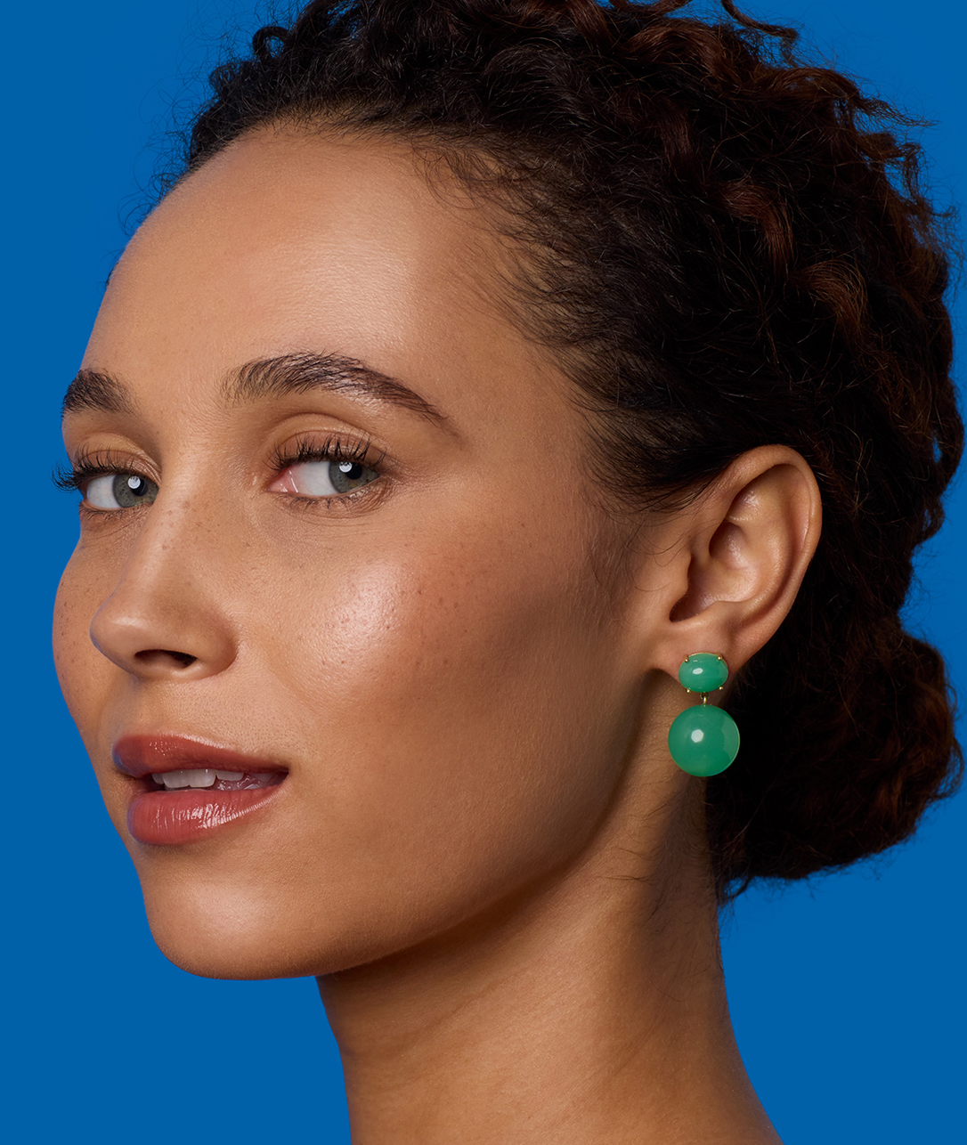 Dreamy and luminous, chrysoprase has a soft apple-green tone that feels fresh and quietly luxuriousSHOP CHRYSOPRASE