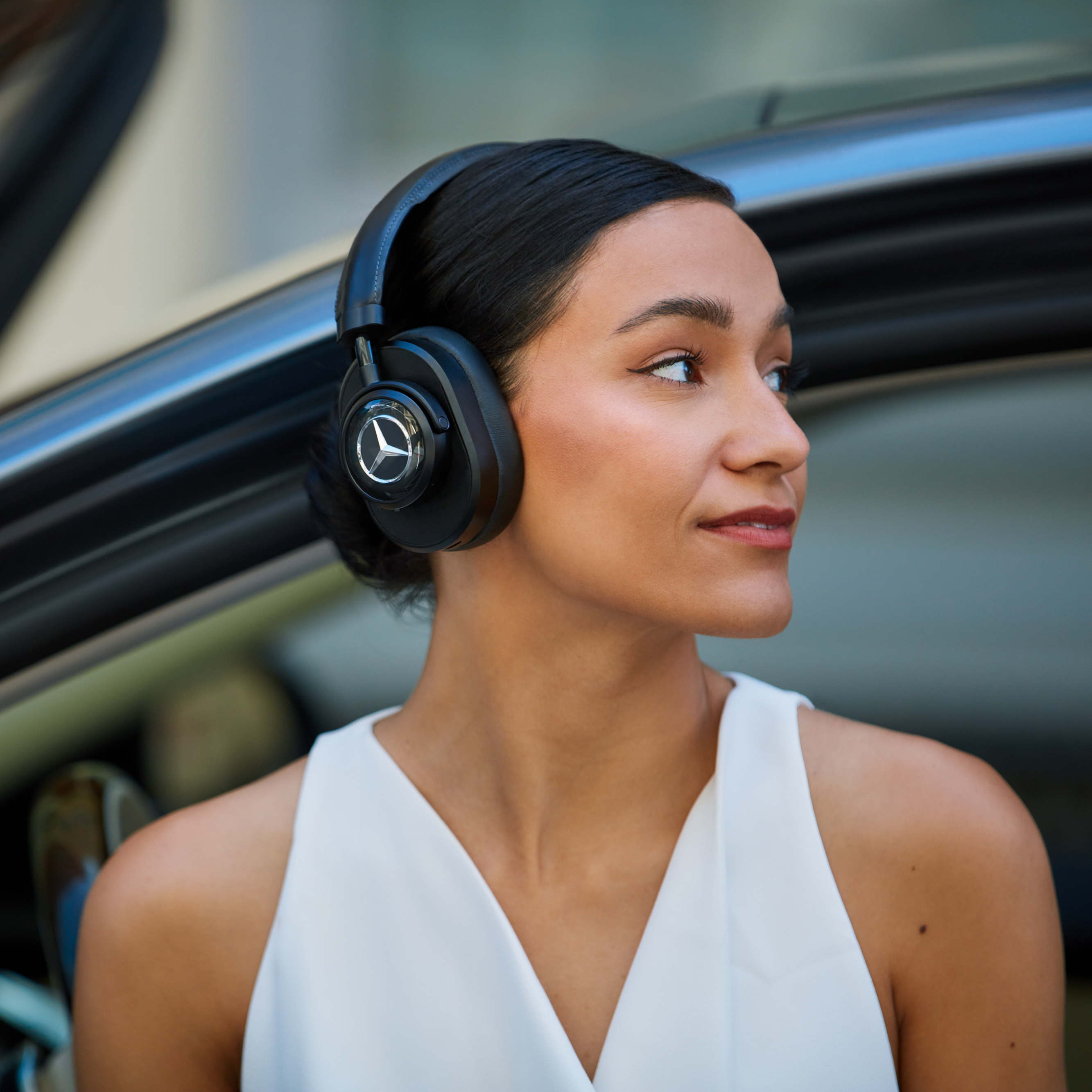 The Master & Dynamic for Mercedes-Benz MW65 Active Noise-Cancelling Headphones