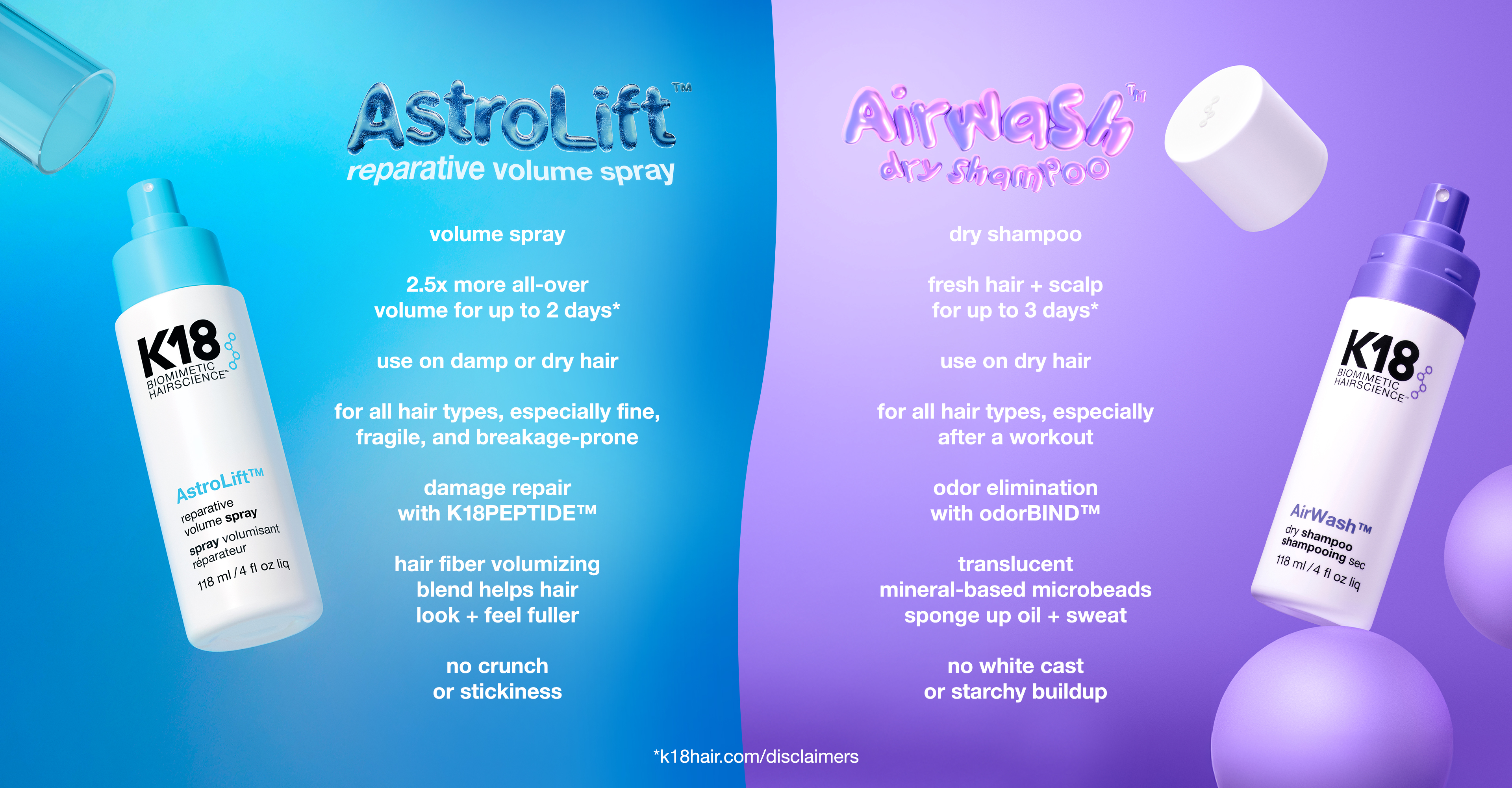 When to Use AirWash™ vs. AstroLift™ in Your Routine