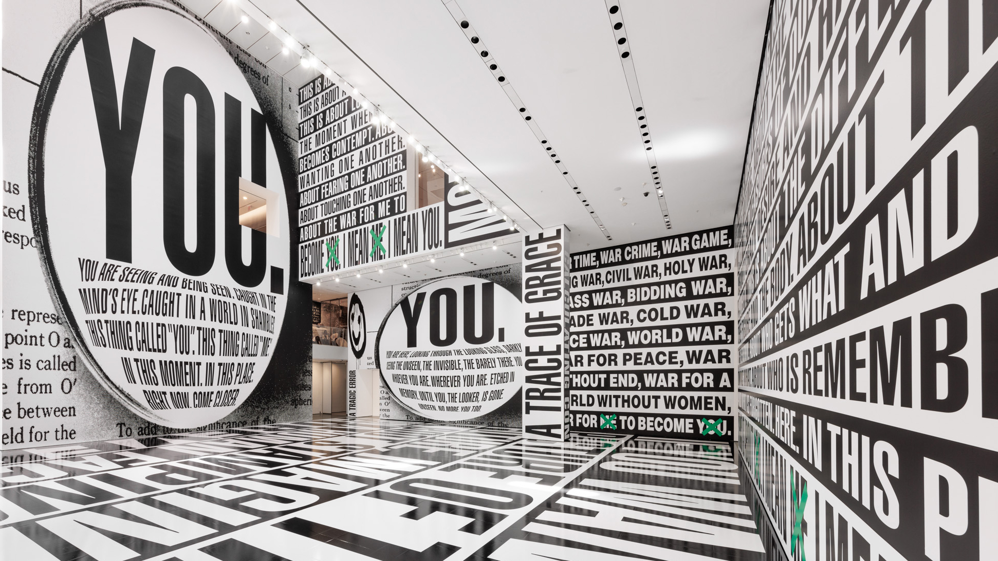 Visiting Barbara Kruger: THINKING OF YOU. I MEAN ME. I MEAN YOU