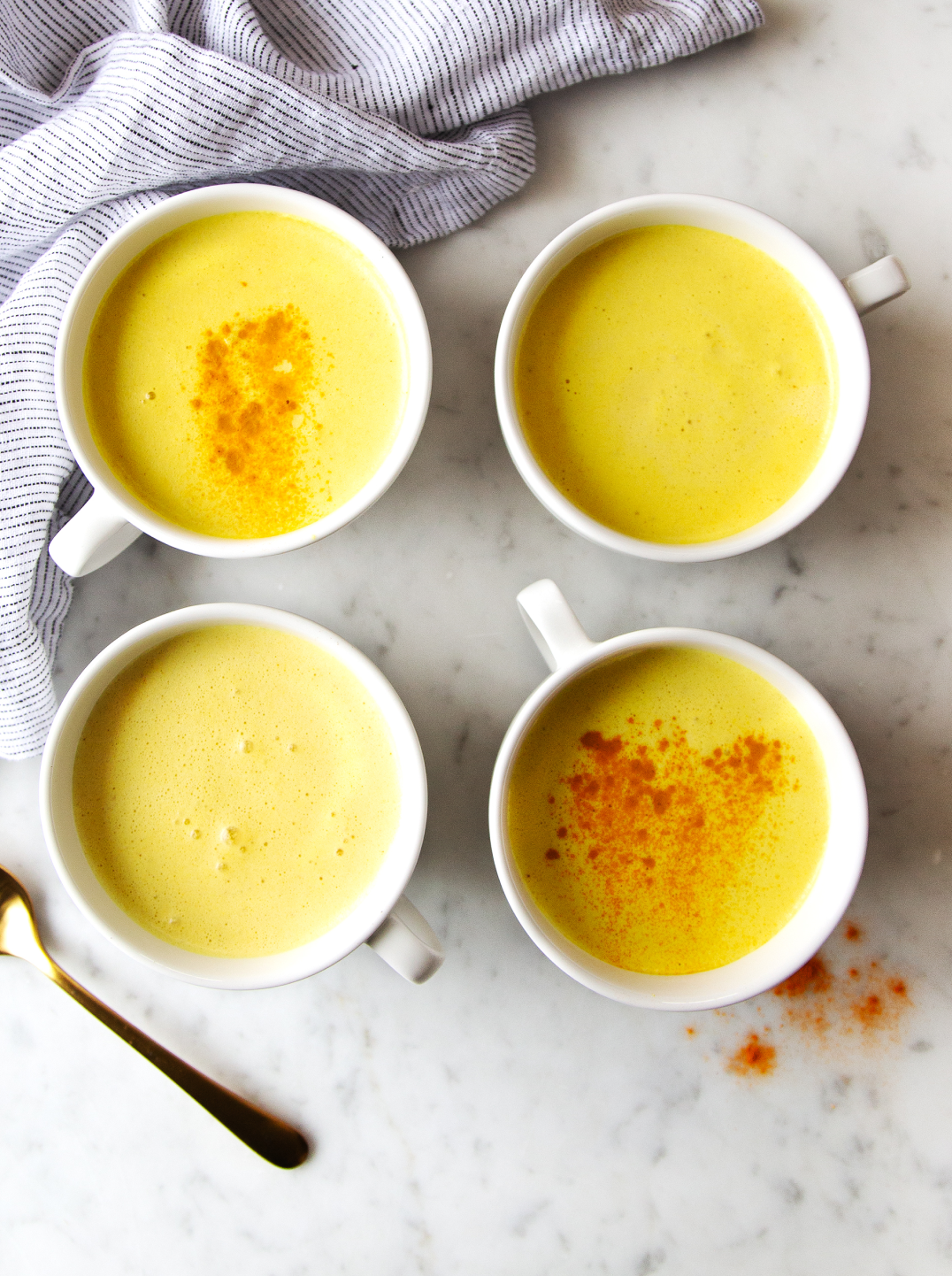 4 cups of vanilla almond turmeric milk