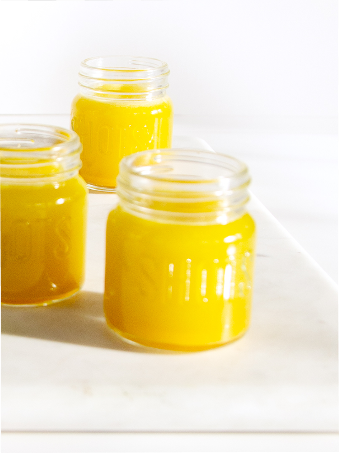 3 bottles of yellow fire and lime shots
