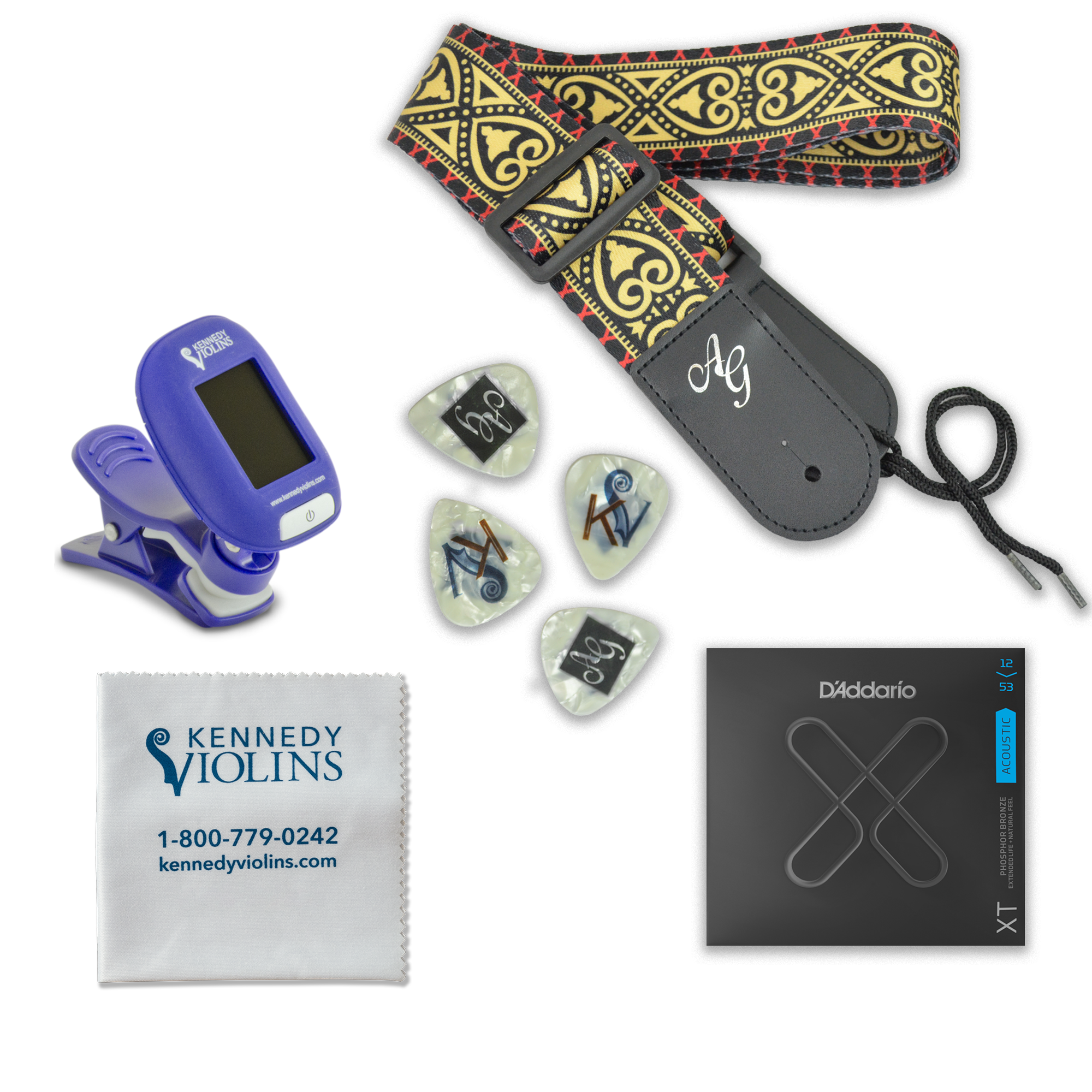 CLEARANCE Antonio Giuliani DN-2 Dreadnought Cutaway Acoustic Guitar Outfit